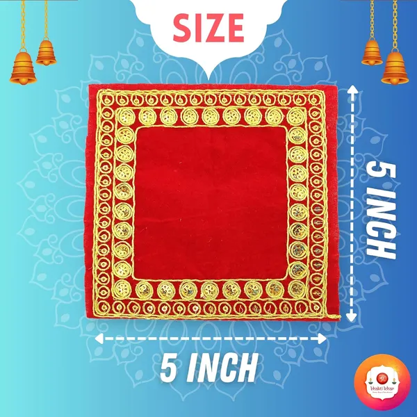 Small_Velvet_Red_Aasan_Cloth_for_God_Puja_and_Mandir_|_Embroidered_Zari_Design_Velvet_Chowki_Assan_Kapda_for_Mandir,_Temple,_God_Idols_-_Pack_of_4__(Size:_5_X_5_Inch)