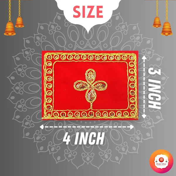 Red_&_Velvet_Chowki_Aasan_Cloth_for_Home_Mandir,_Temple_and_God_Idol_Puja_-_Pack_of_12__(3_X_4_Inch)_Small_Size