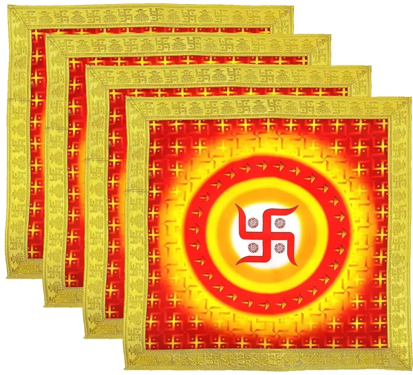 Satin_Silk_Printed_Design_Puja_Aasan_Cloth_for_God_Chowki_|_Pooja_Assan_Kapda_|_Satin_Altar_Cloth_Mat_for_Mandir,_Temple_and_Puja_Decoration_-_Pack_of_4__(Size:_16_x_16_Inch)