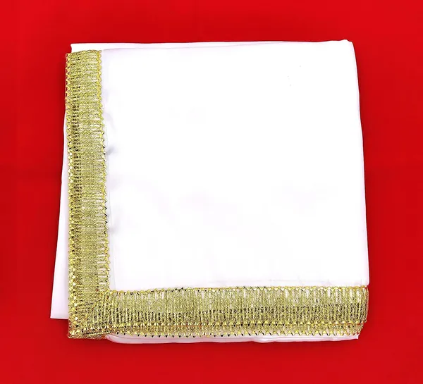 White_Satin_Pooja_Altar_Cloth_for_God_Aasan_|_Diwali_Pooja_Sartin_Altar_Cloth_Mat_for_Puja_Table,_God_Chowki_Ashan,_Temple,_Mandir_and_Multipurpose_Use_-_Pack_of_1__(1_Meter)