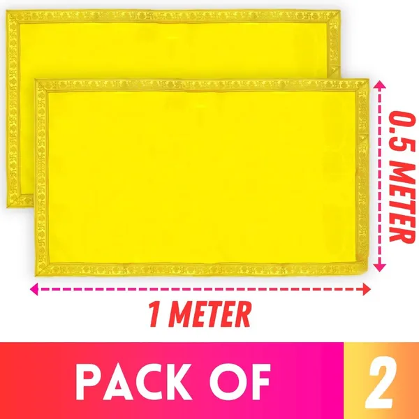 Yellow_&_Velvet_Plain_Pooja_Aasan_Cloth/Chowki_Aasan_Kapda_Mat_for_Puja_Table,_Home_Mandir_and_Temple_-_Pack_of_2__(1/2_Meter)_Big_Large_Size