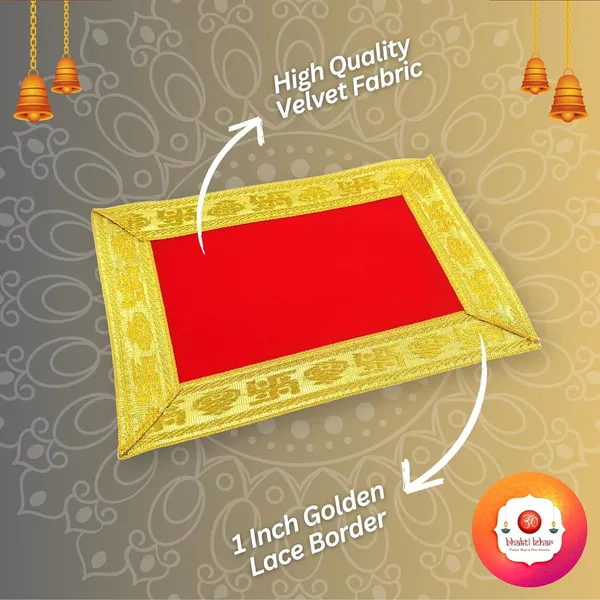 Velvet_Yellow_Aasan_Cloth_for_Pooja_Mandir/Chowki_Aasan_Kapda_Mat_Altar_Cloth_for_Temple_and_God_Idol_Sitting_-_Pack_of_10_(Yellow)__(Size:_4"_x_6"_Inch)_Small_