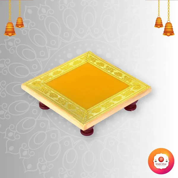 Plain_Red_&_Velvet_Pooja_Aasan_Cloth,_Chowki_Aasan_Kapda_Mat/Mini_Velvet_Altar_Cloth_for_Puja_Mandir_and_Temple_(Pack_of_5)_(5_x_5,_Yellow)__(Size:_5"_x_5"_Inch)_Small_Size