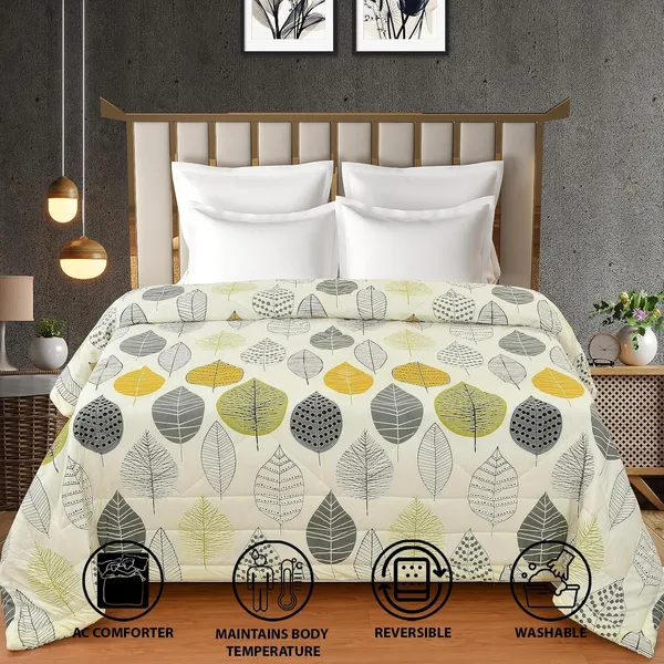 Rotary_Printed_Micro_Fiber_Comforter,_Dohar,_Quit,_Double_Bed,_Double_Weaved,_Washable,_Hypoallergenic_Skin_Friendly_(200_GSM_Almond,_90x95_INCHES)