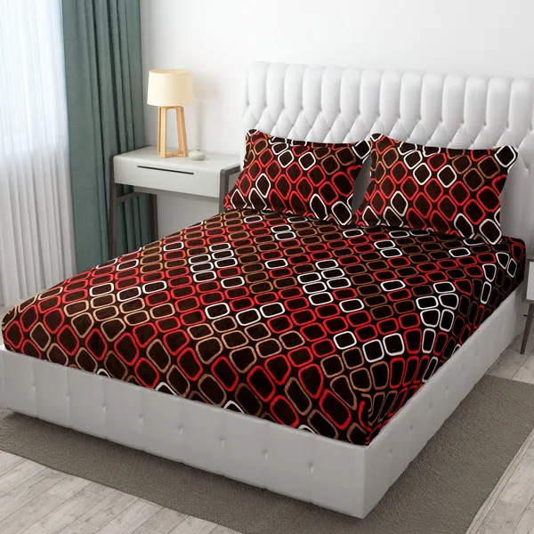 Flannel_Velvet_Double_Bedsheet_for_Double_Bed_with_2_Pillow_Covers,__Velvet_Bed_Sheet_for_Winter_Size_95x105_Inches