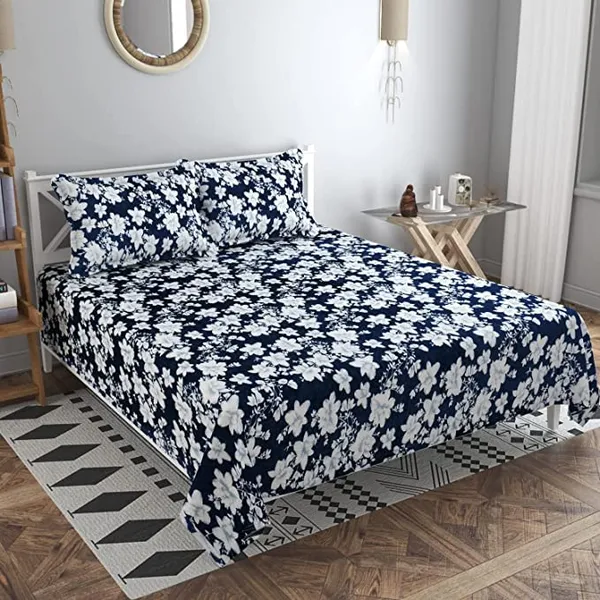 Warm_Double_Bedsheet_for_Double_Bed_with_2_Pillow_Covers,__Warm_Bed_Sheet_for_Winter_Size_90x90_Inches