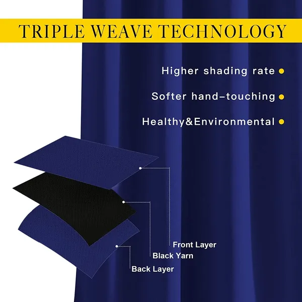 Solid_out_Curtain_with_Layers_Weaving_Technology_&_Solid_Grommet_Pattern/Thermal_Insulated_Draperies_Energy_Saving_and_Room_ening_(Set_of_2)