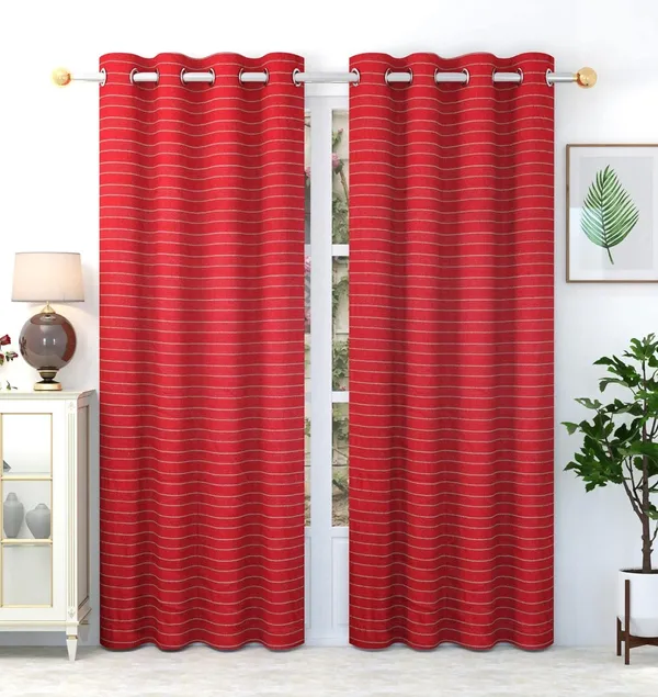 Premium_Jute_Stirpe_Natural_Feel_Fabric_Solid_Room_ening_Eyelet_with_Hypoallergenic_Curtains_for_Living_Room_Curtain_(Set_of_2)