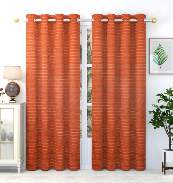 Premium_Jute_Stirpe_Natural_Feel_Fabric_Solid_Room_ening_Eyelet_with_Hypoallergenic_Curtains_for_Living_Room_(Set_of_2)