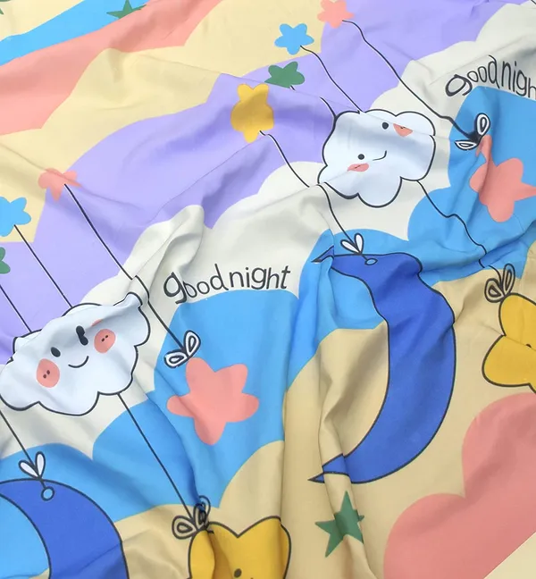 Kids_Cartoon_Soothing_Good_Night_Theme_Print_bedsheet_1_Single_Bedsheet_with_1_Pillow_Cover_Size_60_inch_x_90_inch