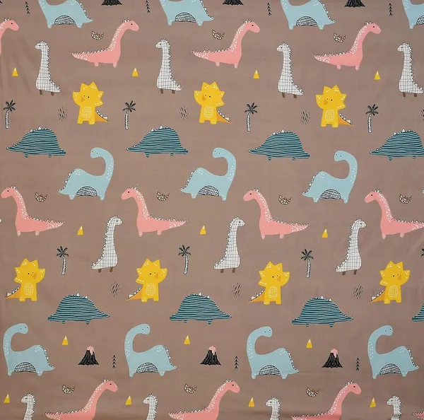 Kids_Cartoon_Dinasour_Printed_1_Single_Bedsheet_with_1_Pillow_Cover_Size_60_inch_x_90_inch