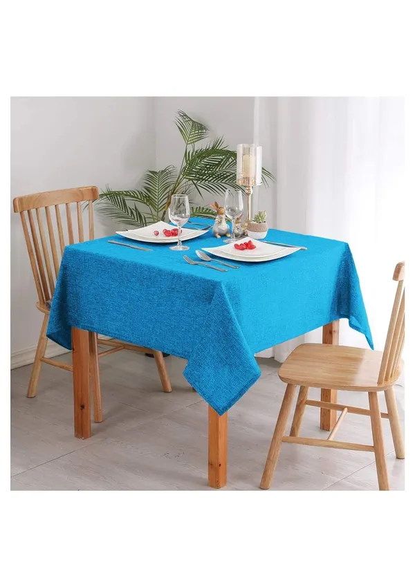 Washable_Jute_Fabric_Solid_Square_Table_Cover_Heat_Resistant_Table_Cover_for_Home,_Restaurant_Table/Dining_Table_6_Seater_50_x_90_inches