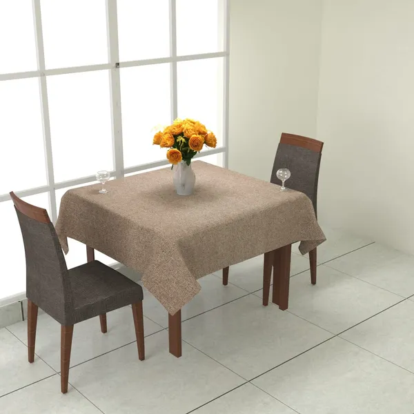 Washable_Jute_Fabric_Solid_Square_Table_Cover_Heat_Resistant_Table_Cover_for_Home,_Restaurant_Table/Dining_Table_2_Seater_40_x_40_inches