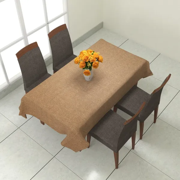 Washable_Jute_Fabric_Solid_Square_Table_Cover_Heat_Resistant_Table_Cover_for_Home,_Restaurant_Table/Dining_Table_4_Seater_40_x_60_inches