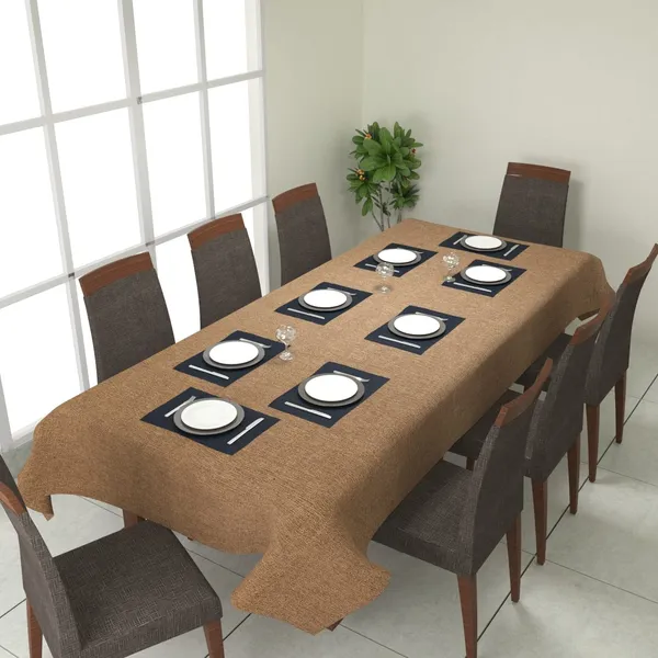 Washable_Jute_Fabric_Solid_Square_Table_Cover_Heat_Resistant_Table_Cover_for_Home,_Restaurant_Table/Dining_Table_6_Seater_50_x_90_inches
