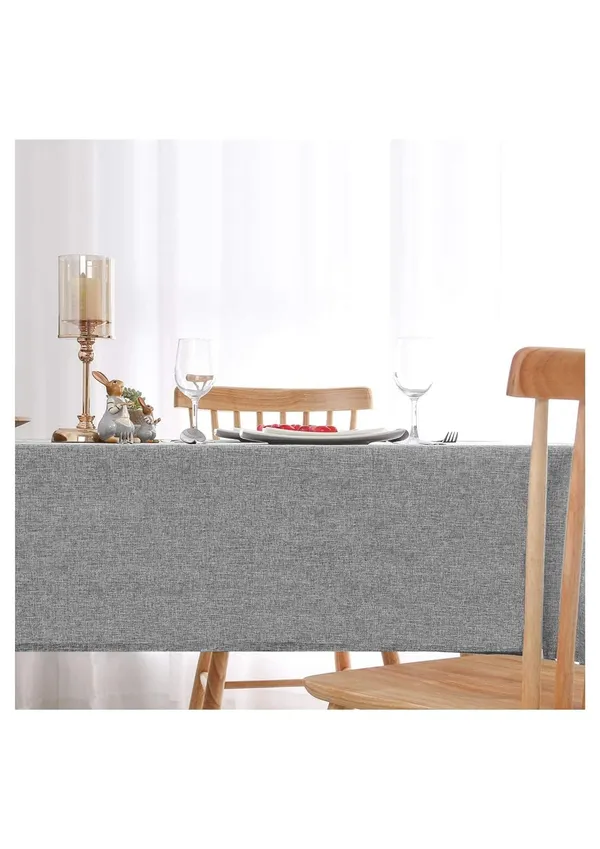Washable_Jute_Fabric_Solid_Square_Table_Cover_Heat_Resistant_Table_Cover_for_Home,_Restaurant_Table/Dining_Table_4_Seater_50_x_50_inches