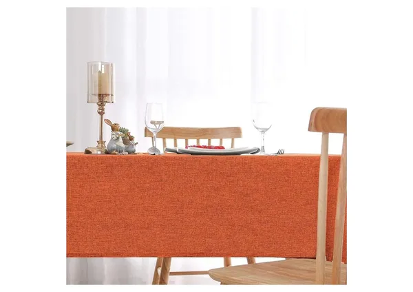 Washable_Jute_Fabric_Solid_Square_Table_Cover_Heat_Resistant_Table_Cover_for_Home,_Restaurant_Table/Dining_Table_4_Seater_40_x_60_inches