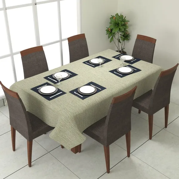 Washable_Jute_Fabric_Solid_Square_Table_Cover_Heat_Resistant_Table_Cover_for_Home,_Restaurant_Table/Dining_Table_6_Seater_50_x_75_inches
