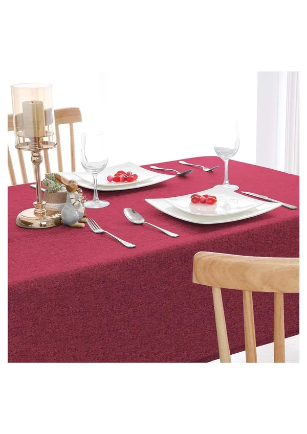 Washable_Jute_Fabric_Solid_Square_Table_Cover_Heat_Resistant_Table_Cover_for_Home,_Restaurant_Table/Dining_Table_6_Seater_50_x_75_inches