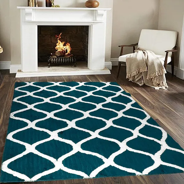 Indoor_Area_Rugs_for_Living_Room_Shaggy_Floor_Carpet_for_Bedroom_Girls_Carpets_Kids_Home_Decor_Rugs_Cute_Luxury_AntiSkid_DurableNonSlip_Fluffy_Shaggy(4x4_Feet_Square)