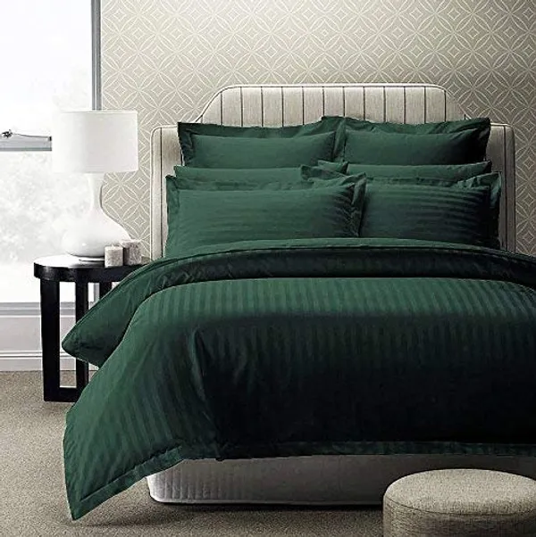 Plain_Stripe_bedsheet_1_Single_Bedsheet_with_1_Pillow_Cover_Size_60_inch_x_90_inch