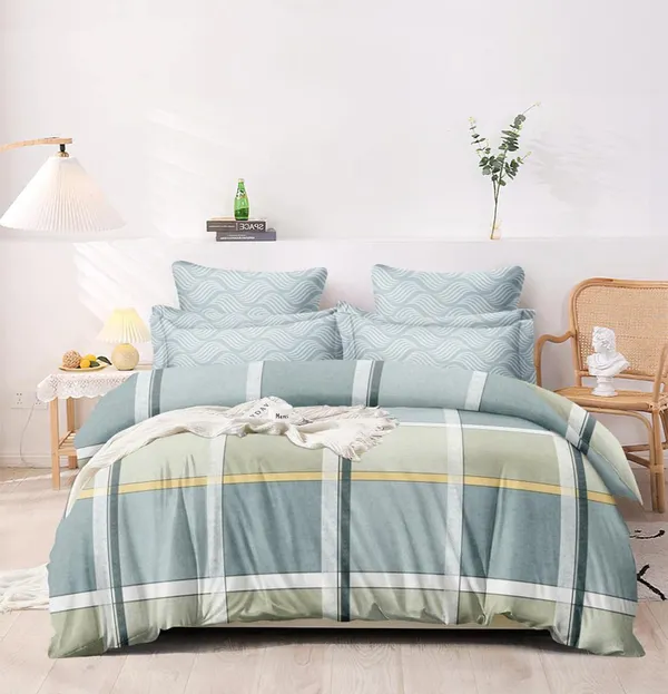 Fitted_Bedsheet_Elastic_Fitted_Bedsheets_with_Cotton_Feel_Premium_Glace_Cotton_1_Bedsheet_for_Single_Bed_Elastic_Fitted_with_1_Pillow_Covers_Size_72_x_36_x_8_inch