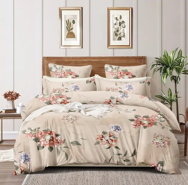 Elastic_Fitted_Bedsheets_with_Cotton_Feel_Premium_Glace_Cotton_Queen_Bedsheet_for_Double_Bed_Elastic_Fitted_1_Double_Bedsheet_with_2_Pillow_Covers_Size_72_x_60_x_8_inch
