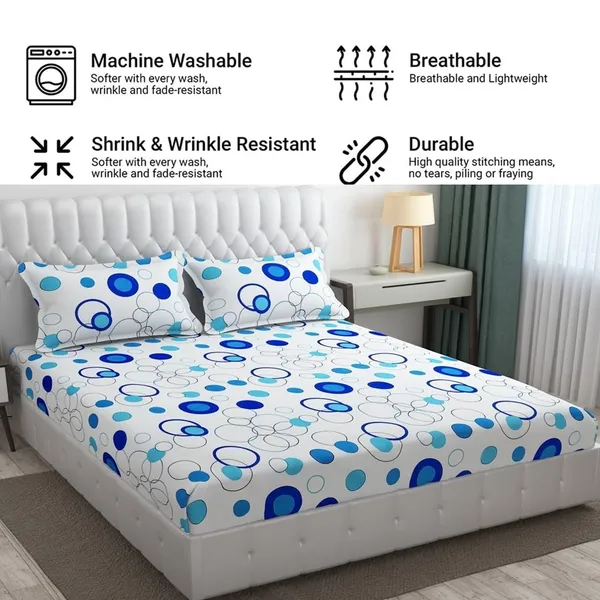 Fitted_Bedsheet_Elastic_Fitted_Bedsheets_with_Cotton_Feel_Premium_Glace_Cotton_King_Bedsheet_for_Double_Bed_Elastic_Fitted_with_2_Pillow_Covers_(_Circle)_Size_72_x_78_x_8_inch