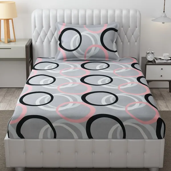 King_Size,_Microfiber_Bed_Sheet_for_Single_Bed,_Floral_Design_Bed_Spread_with_1_Pillow_Covers,_Wrinkle_Free_HypoAllergenic_Bedsheets/Bedcover_(60x90_Circle)