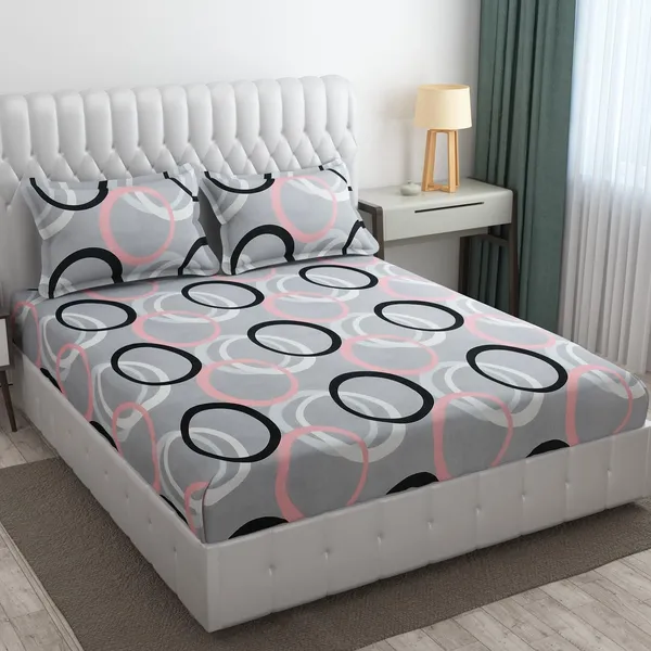 King_Size,_Microfiber_Bed_Sheet_for_Single_Bed,_Floral_Design_Bed_Spread_with_1_Pillow_Covers,_Wrinkle_Free_HypoAllergenic_Bedsheets/Bedcover_(60x90_Circle)