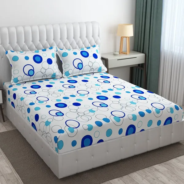 King_Size,_Microfiber_Bed_Sheet_for_Double_Bed,_Floral_Design_Bed_Spread_with_2_Pillow_Covers,_Wrinkle_Free_HypoAllergenic_Bedsheets/Bedcover_(90x95_Circle)