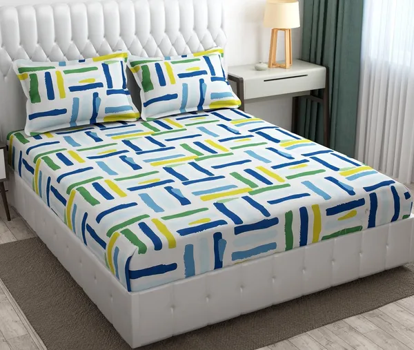 King_Size,_Microfiber_Bed_Sheet_for_Single_Bed,_Floral_Design_Bed_Spread_with_1_Pillow_Covers,_Wrinkle_Free_HypoAllergenic_Bedsheets/Bedcover_(60x90_Line)
