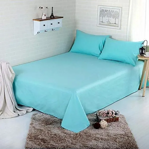 Plain_bedsheet_1_Double_Bedsheet_with_2_Pillow_Covers_Size_90_inch_x_100_inch