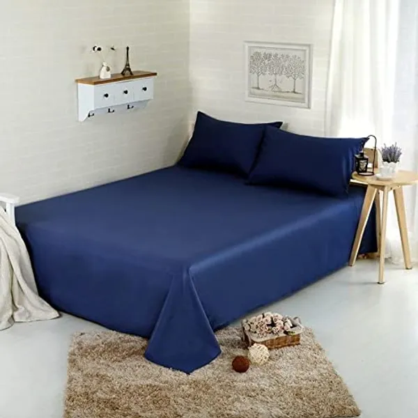 Solid_Plain_bedsheet_1_Double_Bedsheet_with_2_Pillow_Covers_Size_90_inch_x_100_inch