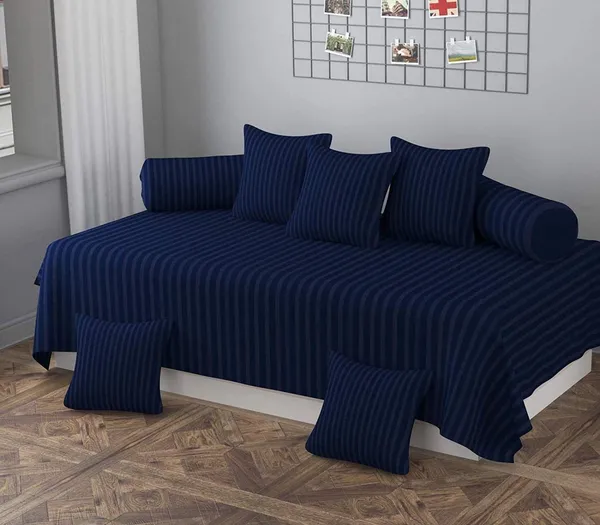 Beautiful_Solid_Satin_Stripe_Diwan_Set_Covers_8_Pieces_Designer_Printed_Standard_Diwan_Set_with_1_Single_Bedsheet_Size_60X90_5_Cushions_Covers_and_2_Bolster_Covers