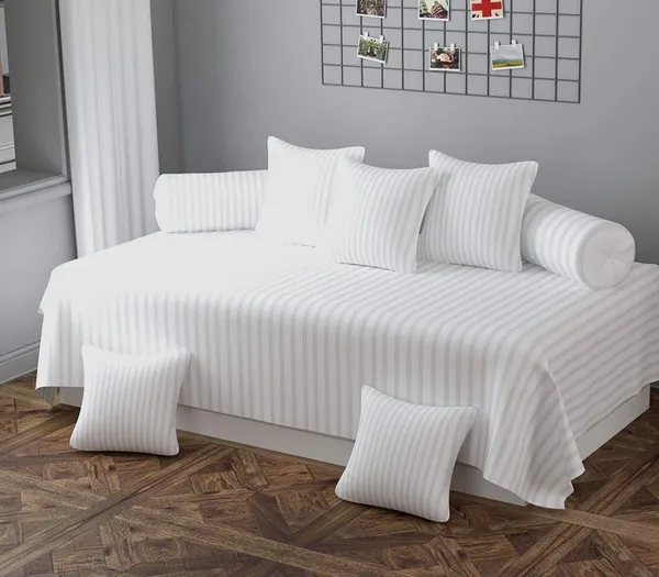 Beautiful_Solid_Satin_Stripe_Diwan_Set_Covers_8_Pieces_Designer_Printed_Standard_Diwan_Set_with_1_Single_Bedsheet_Size_60X90_5_Cushions_Covers_and_2_Bolster_Covers