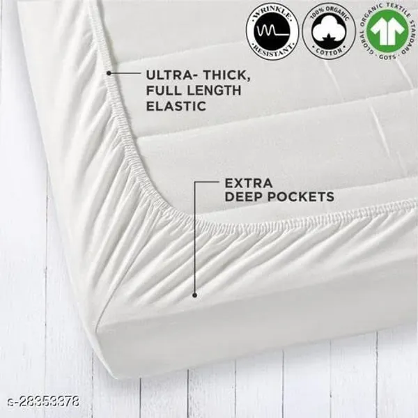 Fitted_Bedsheet_Elastic_Fitted_Bedsheets_with_Cotton_Feel_Stripe_Glace_Cotton_Queen_Size_Elastic_Fitted_1_Double_Bedsheet_with_2_Pillow_Covers_Size_72_x_60_inch