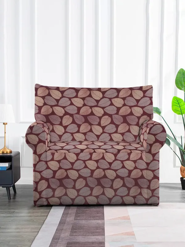 Latest_Universal_Seater_Sofa_Cover_Big_Elasticity_Fitted_Protective_Flexible_Stretchable_Spandex_&_Polyester_Sofa_Slipcover_for_Couch(Two_Seater_Leaves)