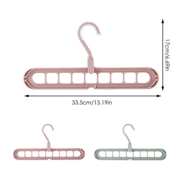 Premium_Magic_Cloth_Hanger_For_Wardrobe_With_9-Holes_|_Wardrobe_Organizer/Closet_Space_Saver_|_Smart_Hanger_-Pack_Of_5_(Multi-Color)