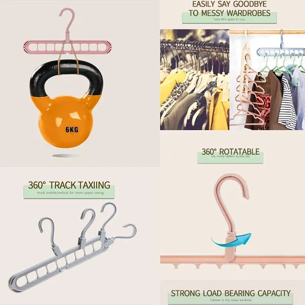 Premium_Magic_Cloth_Hanger_For_Wardrobe_With_9-Holes_|_Wardrobe_Organizer/Closet_Space_Saver_|_Smart_Hanger_-Pack_Of_5_(Multi-Color)