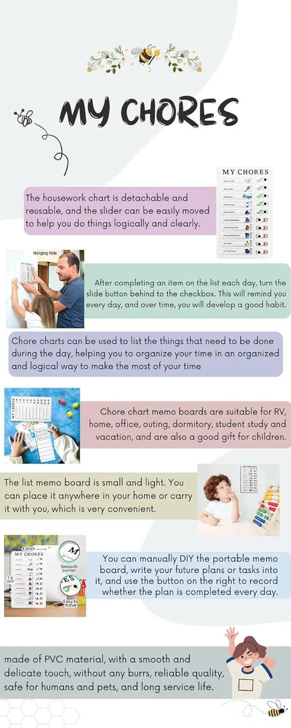 Reusable_And_Detachable_My_Chore_Chart_For_Kids_And_Adults_|_Daily_To-Do_List_Board,_Memo_Checklist_Board,_Task_Planner_Board_Task_Reminder_Board_For_Home_And_Office_-_Pack_Of_1
