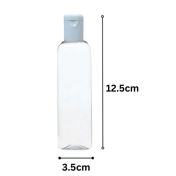 100Ml_Empty_Clear_Plastic_Bottles_With_Flip_Cap_|_Travel_Empty_Bottle_Set_For_Toiletries,_Hair_Oils,_Shampoo,_Conditioner_(Set_Of_5)