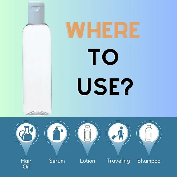 100Ml_Empty_Clear_Plastic_Bottles_With_Flip_Cap_|_Travel_Empty_Bottle_Set_For_Toiletries,_Hair_Oils,_Shampoo,_Conditioner_(Set_Of_5)