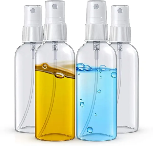Refillable_Empty_Spray_Bottle,_Fine_Mist_Spray_Bottles_For_Cleaning,_Small_Spray_Bottle_100Ml_|_Plastic_Spray_Bottle_For_Face,_Perfume,_Sanitizer,_Travel,_Home_Care,_(Transparent)_(Set_Of_8)