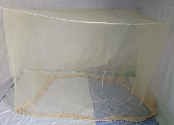Creation_Double_Bed_Ivory_7X7_feet_Nylon_Mosquito_Net
