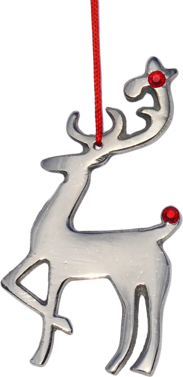 Silver_Aluminium_&_Nickel_Premium_Reindeer_Figure
