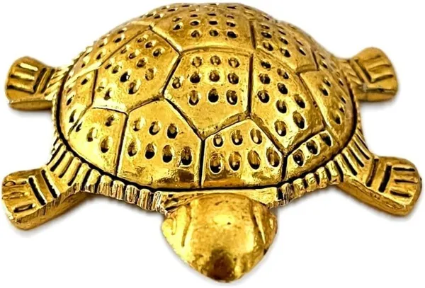 Gold_Metal_Feng_Shui_Tortoise_On_Glass_Plate_Showpiece