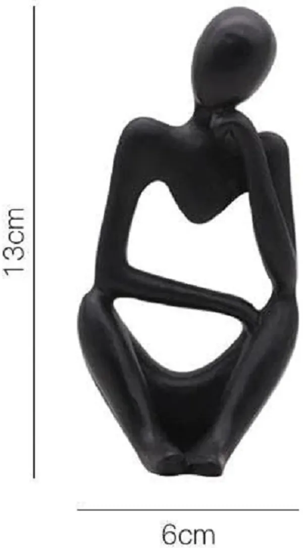 Black_Ceramic_Home_Decor_Showpiece_|_Modern_Art_Thinker_Showpiece_For_Living_Room