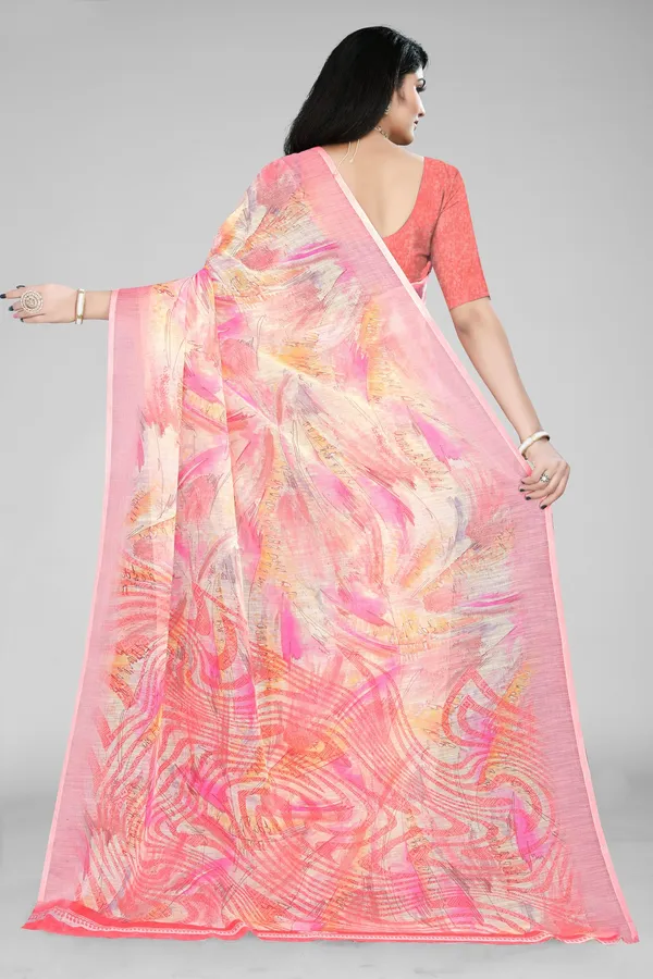 Handloom_Linen_Saree_with_Unstitched_Blouse