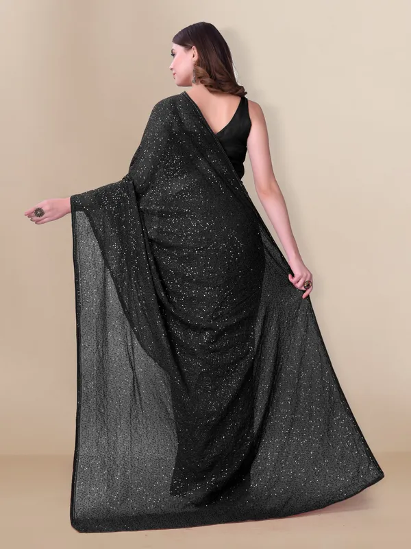 Black_Sequnce_Bollywood_Saree